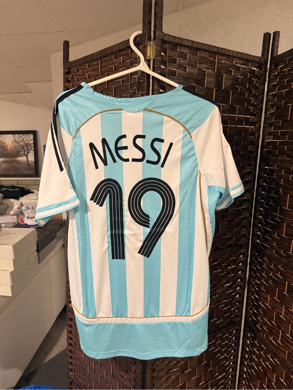 Messi Argentina Soccer Jersey - Retro 2006